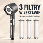 dreammy pureflow — filtrowana słuchawka prysznicowa + 3 filtry